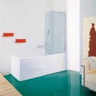 Шторка для ванни Samo Classic B1650ХХХRS/DX правостороння, кольори в асортименті