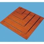 Деревянная квадратная решетка для душевого поддона Samo Classic KP0070CL 50x50 вишня