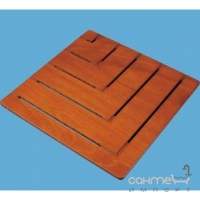 Деревянная квадратная решетка для душевого поддона Samo Classic KP0070CL 50x50 вишня