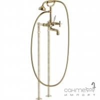 Змішувач для ванни з душовим комплектом Nobili Rubinetterie Ritz RI49001CR Хром, Бронза