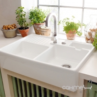 Керамічна кухонна мийка Villeroy&Boch Double-Bowl Sink (6323 91 xx)