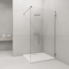 Фронтальна частина душової кабіни Radaway Euphoria Walk-in V W1 70 383117-01-01 (хром/прозоре)