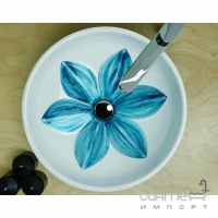 Раковина кругла Azzurra Fleur FLE 200PХ кольори в асортименті