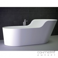Асимметричная ванна Knief K-Stone glow 0600-060-ХХ белая, левосторонняя