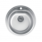 Сталева мийка з отвором для змішувача Metalac Venera (сифон 90мм) 099517