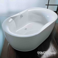 Акриловая овальная ванна отдельностоящая на каркасе с панелью Kolpa-San Gloriana 190