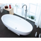 Окремостояча ванна з переливом Aqua-World ARTISTIC BATH AC1170 АВ1170 біла