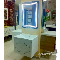 Зеркало с LED-подсветкой для ванной комнаты Marsan Catrine