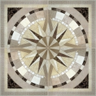 Панно напольное из керамогранита 119,5X119,5 Colorker Set Roseton Paladium