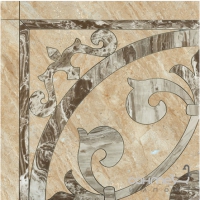 Декор для підлоги з керамограніту 58,5X58,5 Colorker Crema Parador Angulo Roseton Pulido