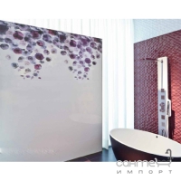Плитка настенная, декор с цветами 29,5X89,3 Colorker Shanghai Set Decorado Rosette