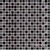 Декор, мозаика 30X30 Colorker Bluebelle Mosaico Galxy Black (черный)