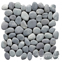 Декор, мозаика под камушки 30X30 Colorker Bluebelle River Stone Silver (серый)