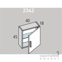 Шкафчик для ванной Balteco Piano VT4082342 цвета в ассортименте