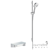 Душевой набор с термостатом Hansgrohe ShowerTablet Select 300/Raindance Select E 120 3jet/Combi 0,90 м 27027000 Хром
