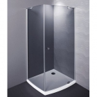 Розстібні душові двері+високий душовий піддон Balteco Vibe лівосторонній, кольори в асортименті