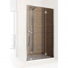 Душевая дверь распашная с неподвижной стенкой Aquaform Sol de luxe 103-06049 правосторонняя