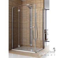 Душевая дверь распашная с неподвижной стенкой Aquaform Sol de luxe 103-06050 левосторонняя