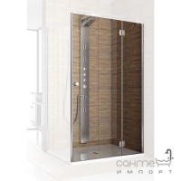 Душевая дверь распашная с неподвижной стенкой Aquaform Sol de luxe 103-06051 правосторонняя