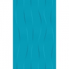 Плитка настенная 250х400 Golden Tile Ocean (голубая, с волнами) М43061