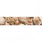 Фриз з черепашками 300х60 Golden Tile Sea Breeze Shells (бежева) Е11441