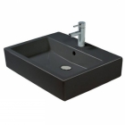 Умывальник прямоугольный с переливом 60х47 Duravit Vero 04526008xx черный