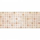 Настінна плитка, мозаїка 25x60 Ceramika Color Dekor Lindos Mozaika (бежева/коричнева)