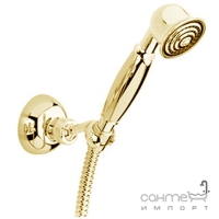 Ручной душ с держателем и шлангом Emmevi Deco-Tiffany OR110 золото
