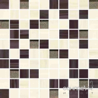 Мозаика 25x25 Ceramika Color Mozaika Venus (бежевая-коричневая)