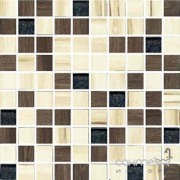Мозаїка 25x25 Ceramika Color Mozaika Naomi (бежева-коричнева)