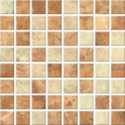 Мозаика 25х25 Ceramika Color Mozaika Aruba (бежевая/коричневая)