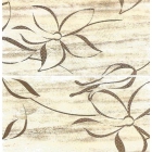 Плитка настенная, цветочный декор 2x(25x40) Ceramika Color Dekor Ampuria Grey (серый)