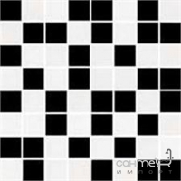 Мозаїка 25x25 Ceramika Color Neo-Geo Мозаїка Czarno-Biala (чорно-біла)