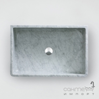 Раковина прямоугольная Agape Carrara ACER0730S белый мрамор