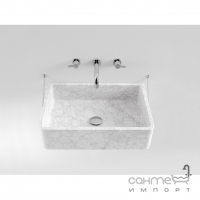 Раковина прямоугольная Agape Carrara ACER0730S белый мрамор