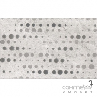 Настінна плитка, декор 25x40 Ceramika Color Dekor Cuarcita Grey (світло-сіра)