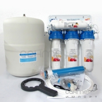 Смеситель для кухни однорычажный Imprese Daicy 55009S-F сатин+ фильтр воды обратного осмоса 5-и ступенчатый