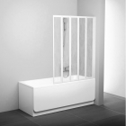 Шторка для ванны складывающаяся пятиэлементная Ravak VS5 белый/rain 794E010041
