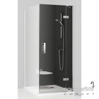 Душові двері для душового куточка Ravak SmartLine SMSD2-100 BR 0SPABA00Z1 хром/прозоре права