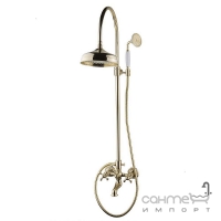 Душова система із змішувачем для ванни Devit Charlestone AC004151G золото