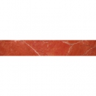 Фриз напольный 7х42.5 Cerpa Silken Rojo Porwhite (красный, под мрамор)