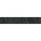 Фриз напольный 7х42.5 Cerpa Silken Milan Porwhite (черный, под мрамор)