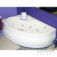 Гідромасажна асиметрична ванна 170x115 PoolSpa Europa Silverlight+ лівостороння