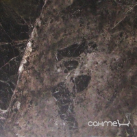 Плитка для підлоги, ректифікована 42.5х42.5 Cerpa Silken Opalo Porwhite (чорна, під мармур)
