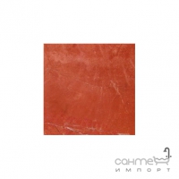 Вставка напольная 5.3х5.3 Cerpa Silken Rojo Porwhite (красная, под мрамор)