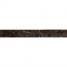 Фриз напольный, полированный 4,7х38,8 Ceracasa LISTELO Luxe N Pulido (черный, под мрамор)