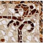 Декоративная вставка, угловая, под мозаику 11x11 Azulindus & Marti TIFFANY ANG BIZANCIO