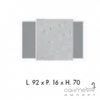 Дзеркальна шафка Labor Legno Star-block ABS 0/6Х кольори в асортименті