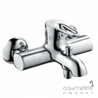 Настінний змішувач для ванни KFA Armatura Bazalt 4704-010-00 хром