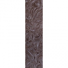 Настінна плитка, декор 12.5x50 Metropol ENERGY ZEA MARRON (коричнева)